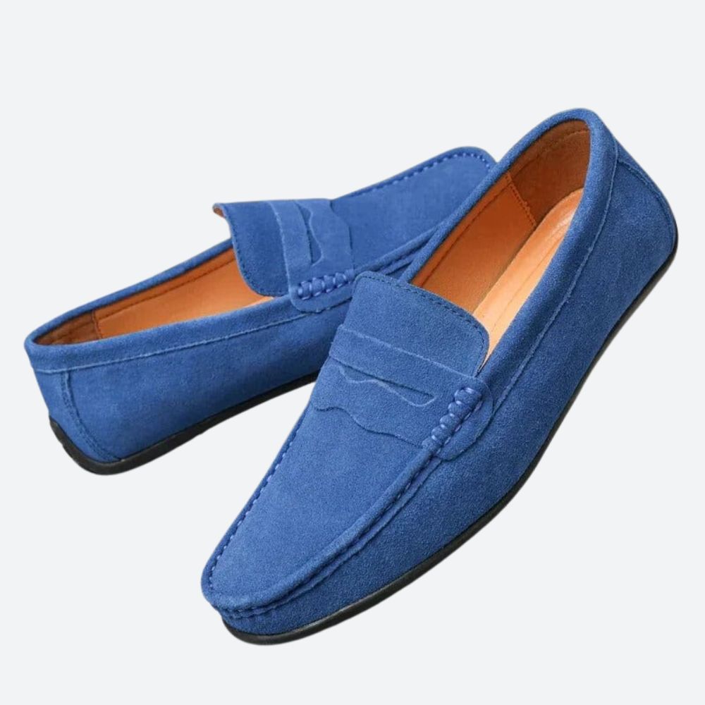 Heren suède loafers met tijdloos en veelzijdig ontwerp, perfect voor casual en formele gelegenheden, ideaal voor de herfst- en winterdagen.
