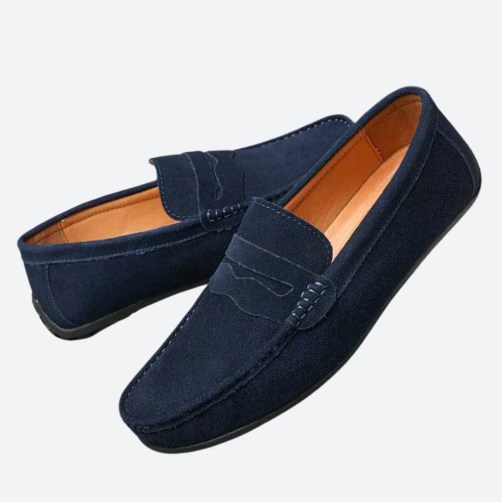 Heren suède loafers met tijdloos en veelzijdig ontwerp, perfect voor casual en formele gelegenheden, ideaal voor de herfst- en winterdagen.