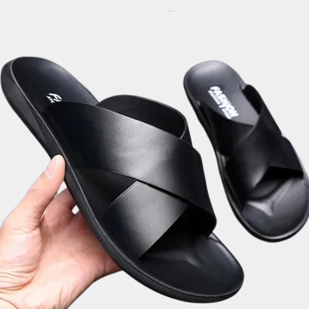 Stijlvolle en comfortabele herensandalen met stevige bandjes voor de zomer.