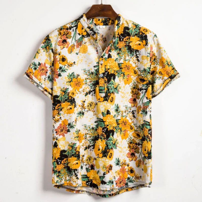 Licht en ademend linnen zomershirt met korte mouwen voor ultiem draagcomfort.