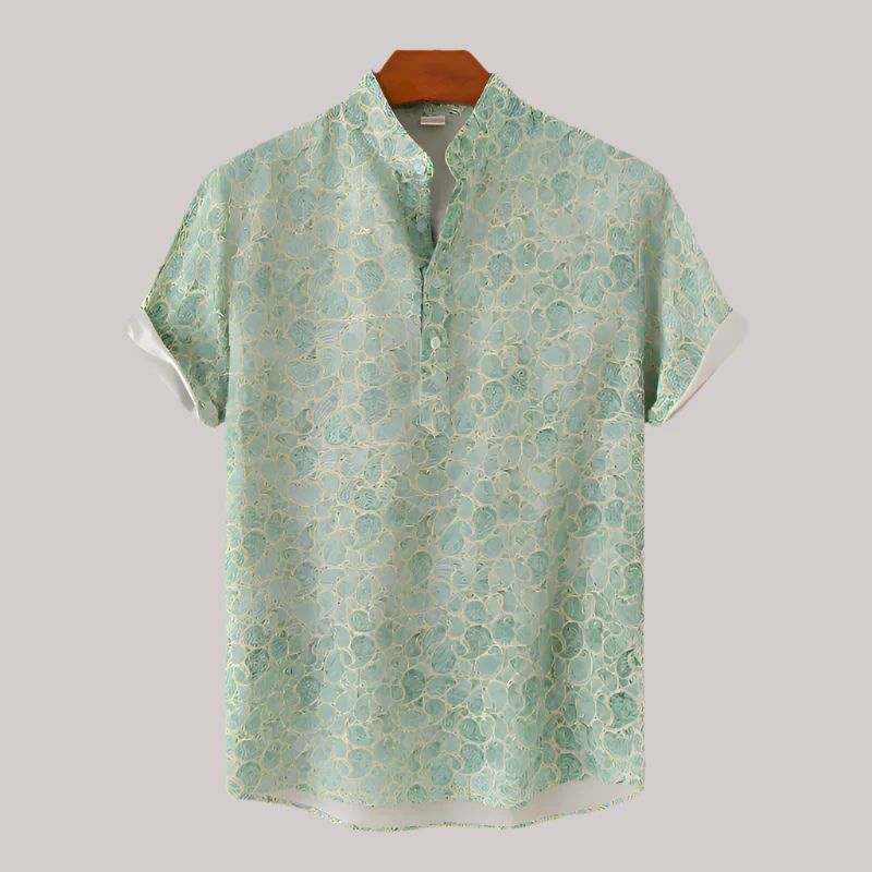 Licht en ademend linnen zomershirt met korte mouwen voor ultiem draagcomfort.