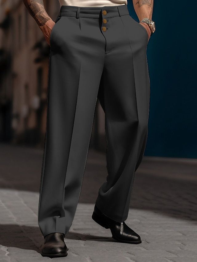 Casual zomerbroek voor heren met een elegante snit en luchtig materiaal voor warme dagen.