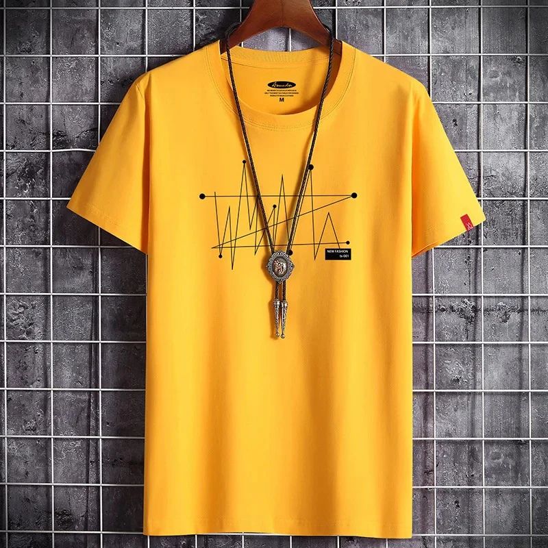 Stijlvol zwart zomershirt voor heren met grafische print, ideaal voor een casual en trendy look.