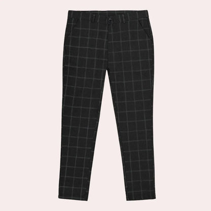 Lichte en ademende denim zomerbroek voor heren in een modern design.







