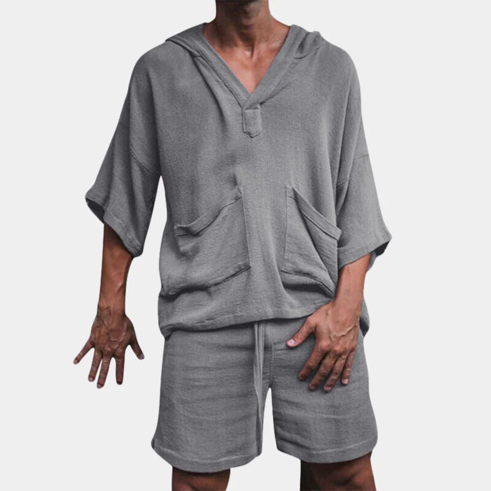 Stijlvolle en ademende lichtgewicht zomerset voor heren met een casual design.