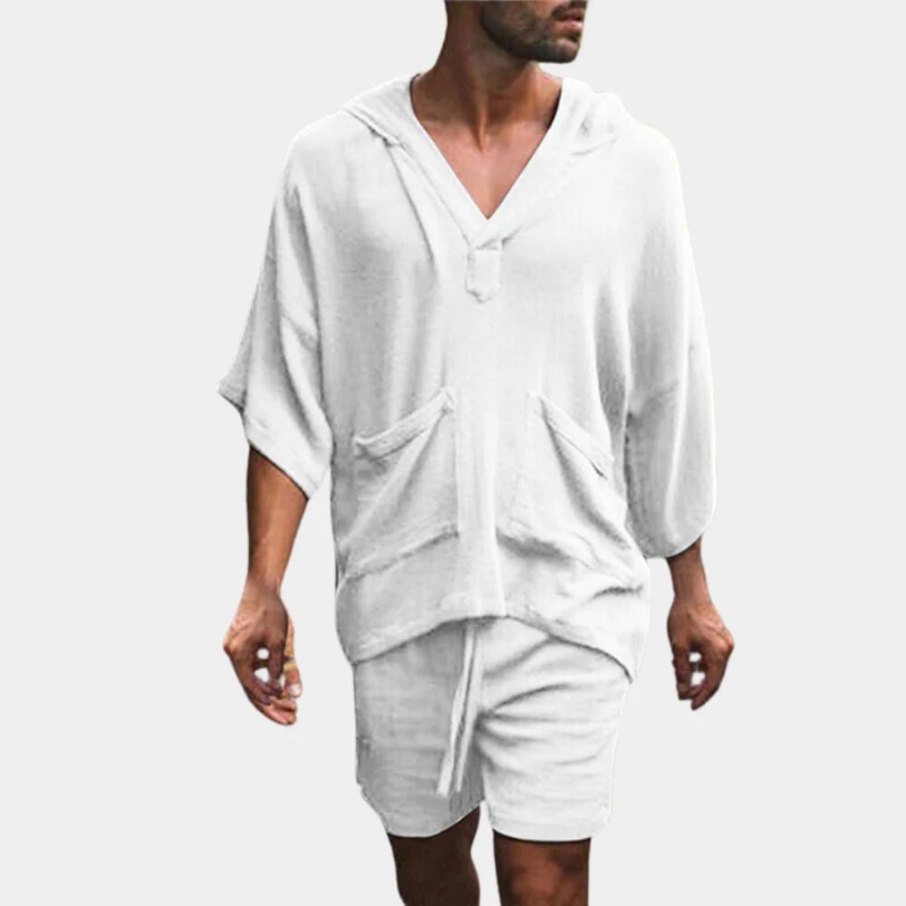 Stijlvolle en ademende lichtgewicht zomerset voor heren met een casual design.
