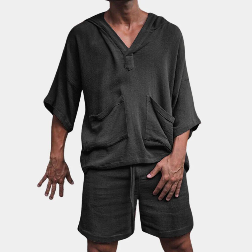 Stijlvolle en ademende lichtgewicht zomerset voor heren met een casual design.