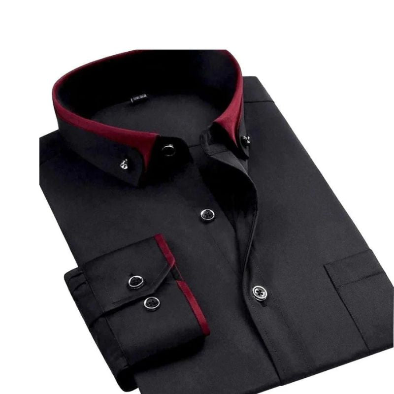 Elegant overhemd met verfijnde details, ideaal voor zowel zakelijke als casual gelegenheden.