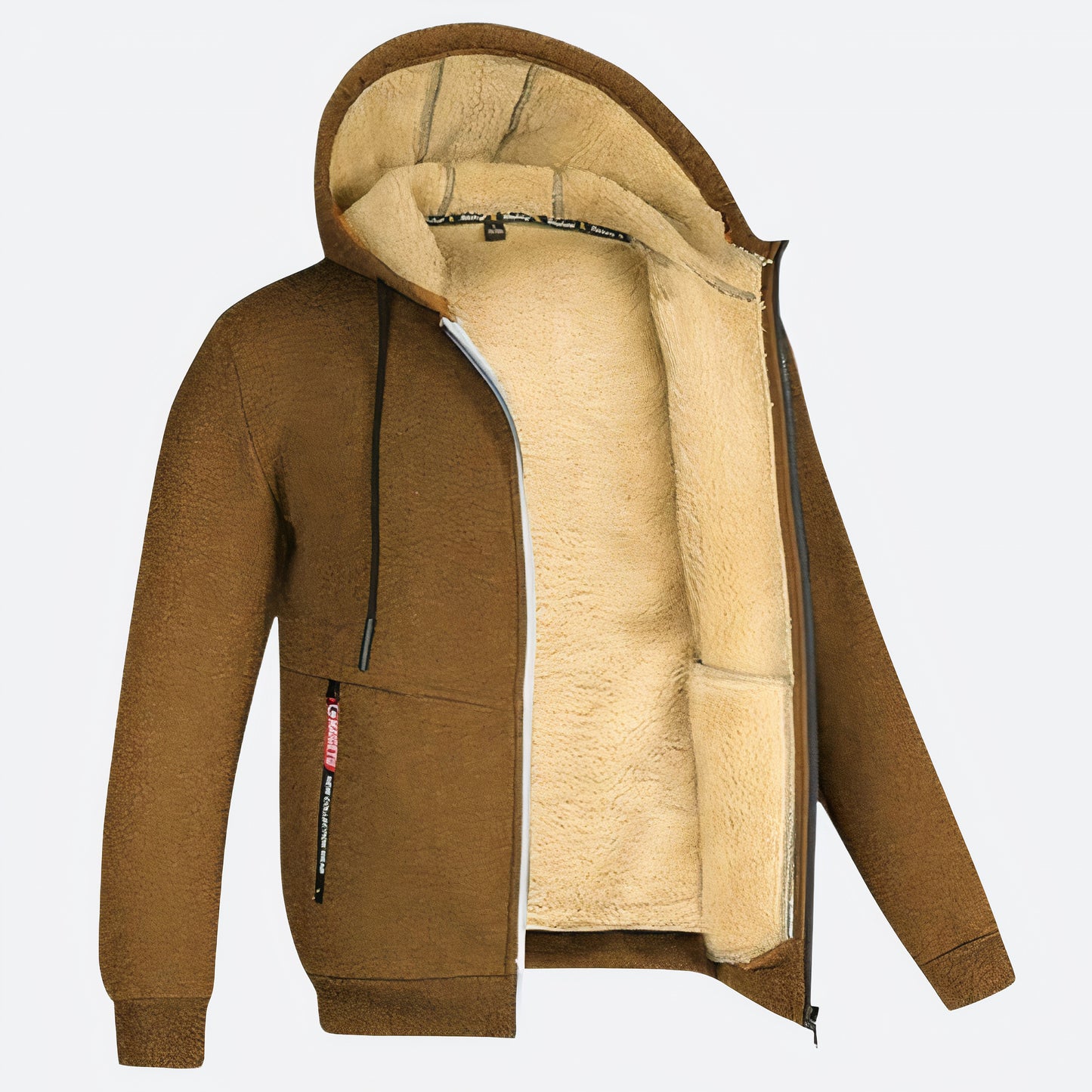 Trendy winterjas voor mannen met capuchon en warme voering, ideaal voor herfst- en winterdagen.