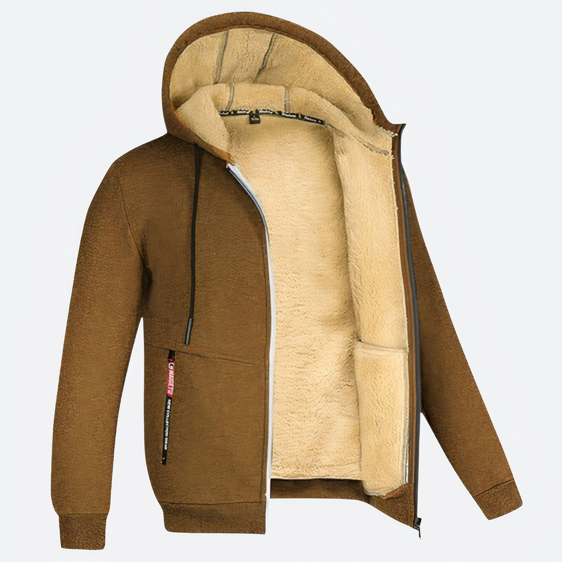 Trendy winterjas voor mannen met capuchon en warme voering, ideaal voor herfst- en winterdagen.