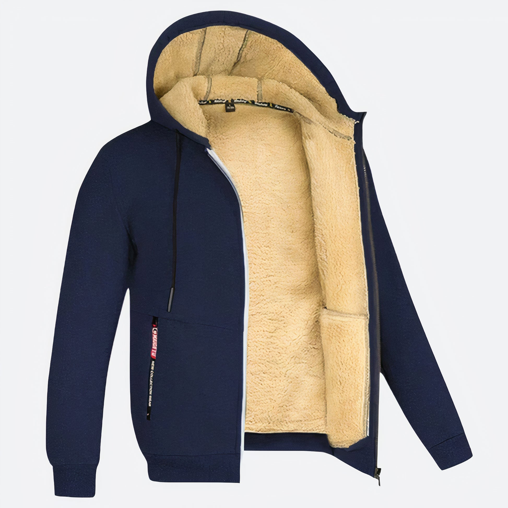 Trendy winterjas voor mannen met capuchon en warme voering, ideaal voor herfst- en winterdagen.