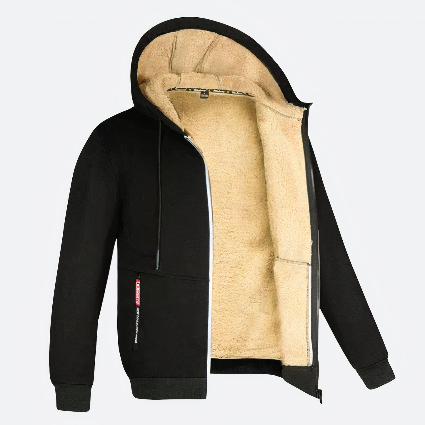 Trendy winterjas voor mannen met capuchon en warme voering, ideaal voor herfst- en winterdagen.