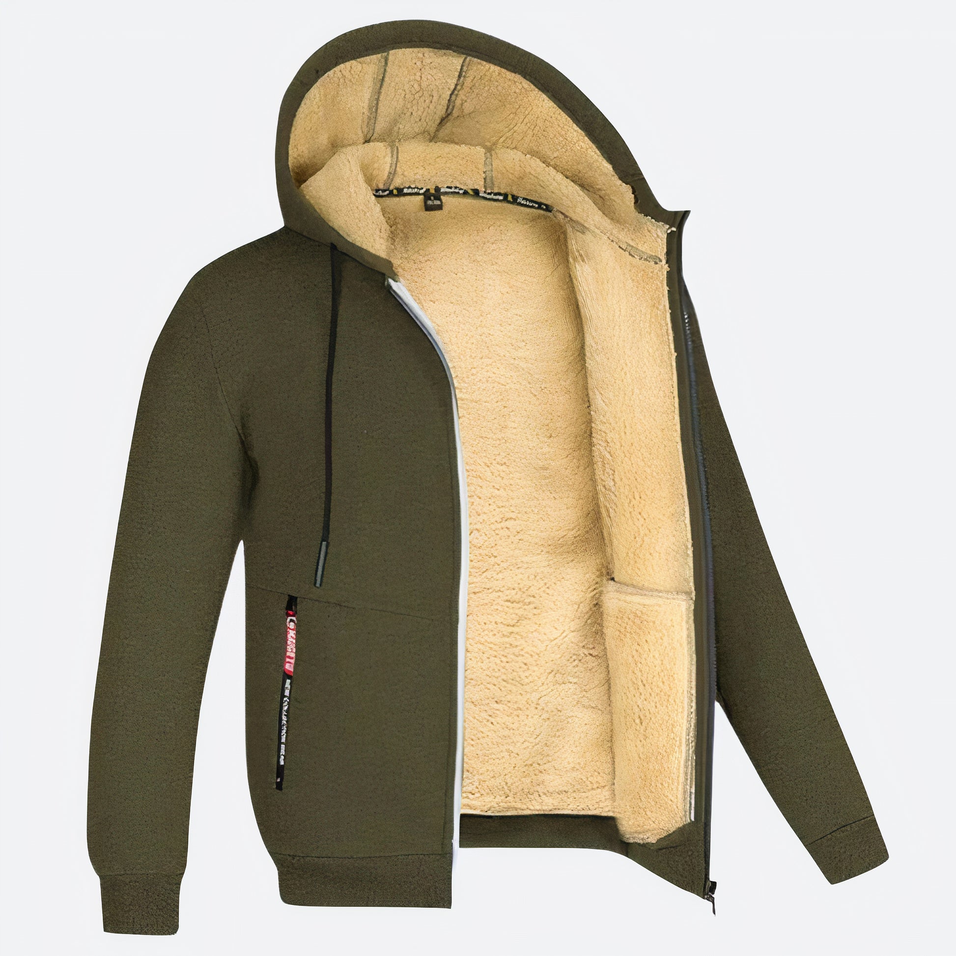 Trendy winterjas voor mannen met capuchon en warme voering, ideaal voor herfst- en winterdagen.