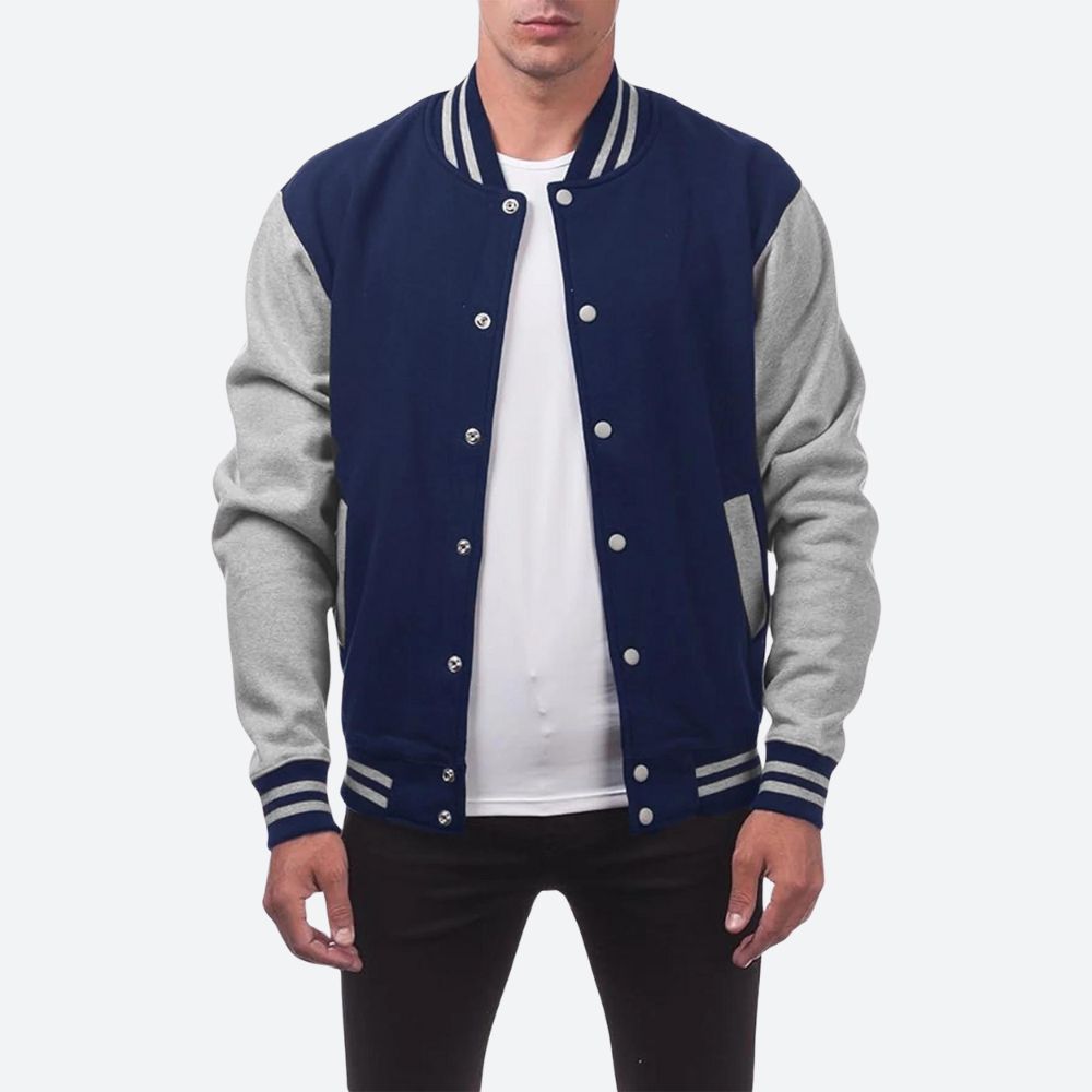 Warme baseball jas voor mannen, ideaal voor herfst en winter

