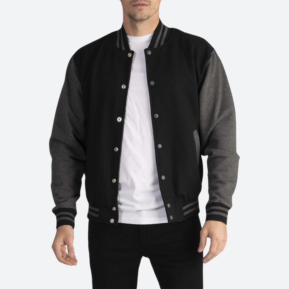 Warme baseball jas voor mannen, ideaal voor herfst en winter

