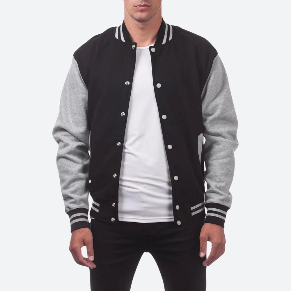 Warme baseball jas voor mannen, ideaal voor herfst en winter

